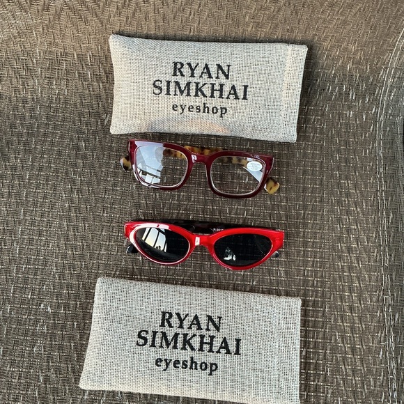 Ryan Simkhai Reading Glasses Clear and Sunglasses Set